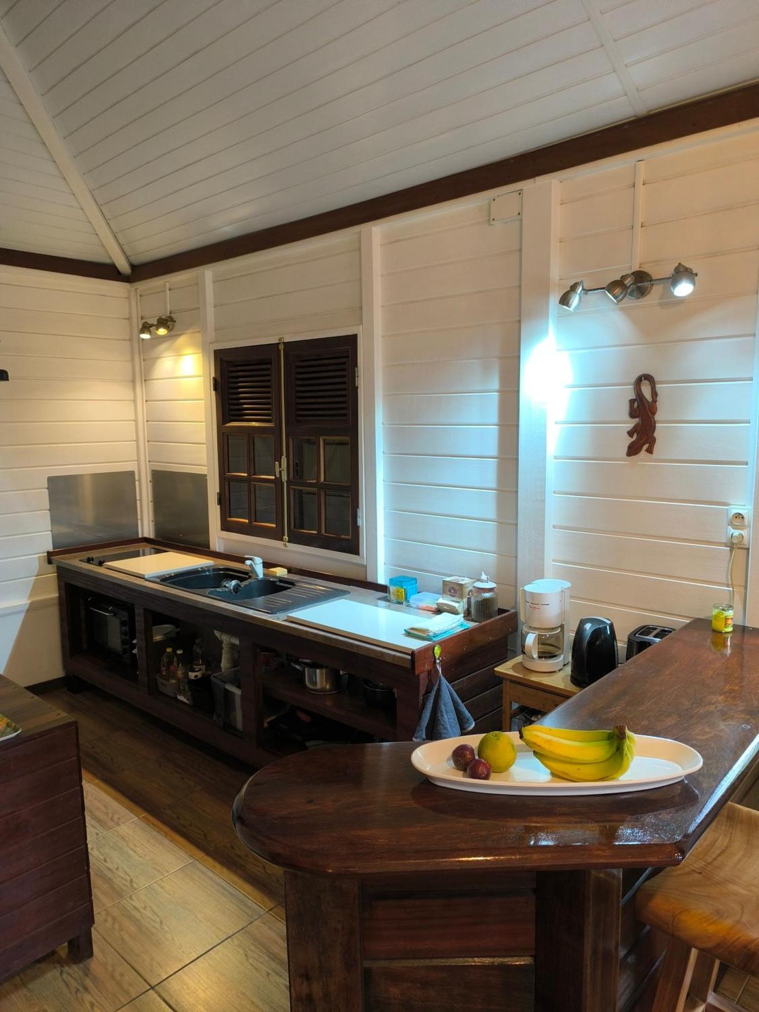 Studio Brazilia Bois Et Nature, Terrasse Avec Vue Sur Les Pitons Le Robert Exterior photo